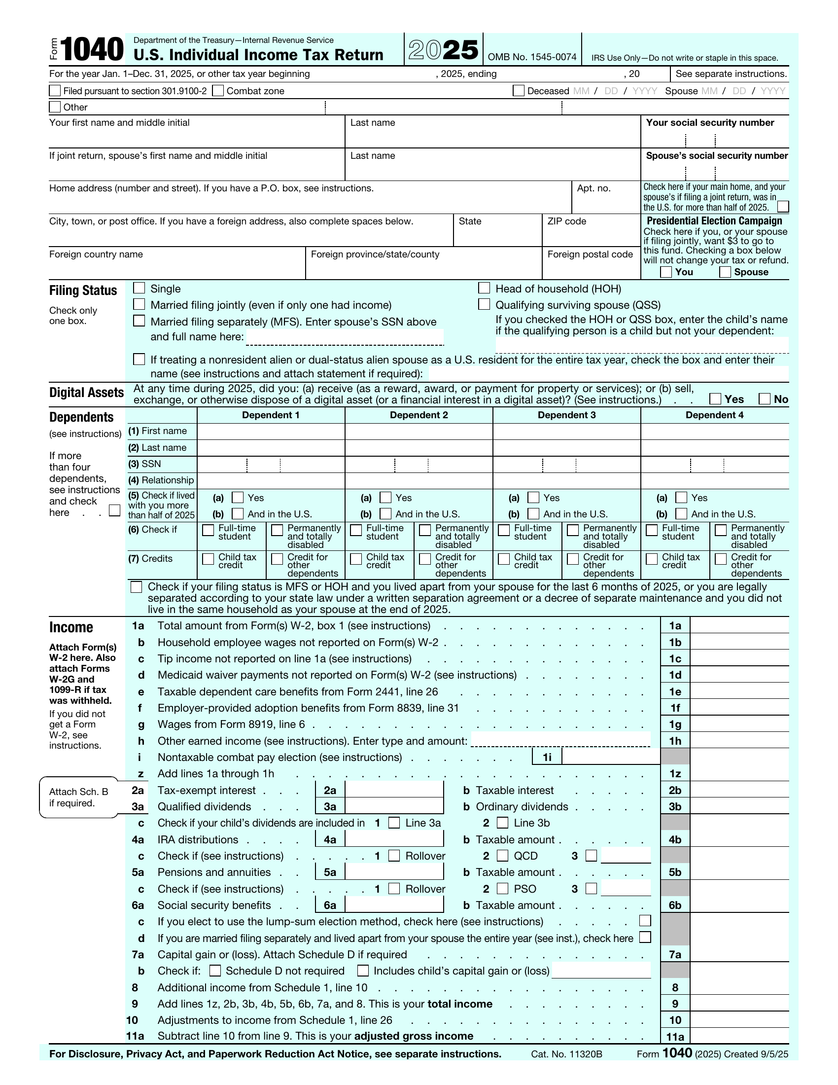Form 1040